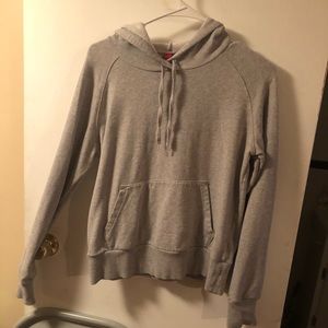 h&m basic grey hoodie